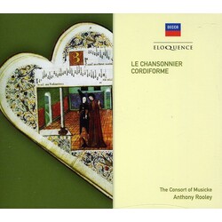 The Consort Of Musicke / Anthony Rooley Le Chansonnier Cordiforme Vinyl LP