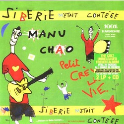 Manu Chao Siberie M'Etait Conteee Vinyl 2 LP + CD