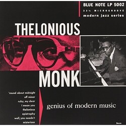 Thelonious Monk Genius Of Modern Music 1 Vinyl LP