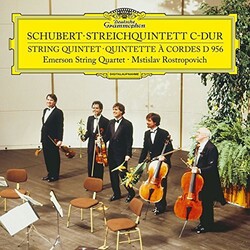 Franz Schubert / Emerson String Quartet / Mstislav Rostropovich Streichquintett C-Dur Vinyl LP