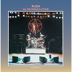 Rush ALL THE WORLD'S A STAGE Vinyl 2 LP