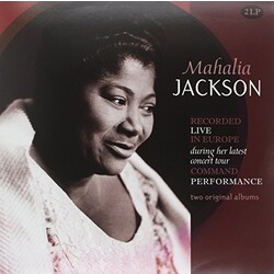 Mahalia Jackson Recorded Live In Europe Vinyl 2 LP