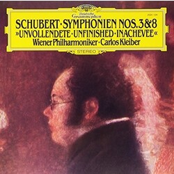 Schubert / Kleiber / Wiener Philharmoniker Schubert: Symphonies Nos 3 & 8 Unfinished 180gm Vinyl LP