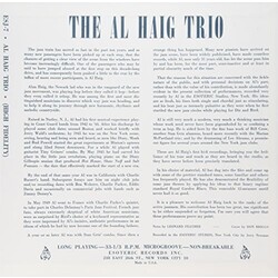 Al Trio Haig Jazz Will O The Wisp Vinyl LP