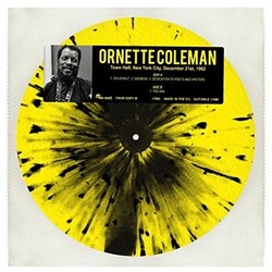 Ornette Coleman Live At The Town Hall Nyc-December 21st 1962 Vinyl LP