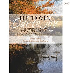 Ludwig Van Beethoven Symphony 9 / Egmont Overture / Leonore Overture 3 Vinyl 2 LP