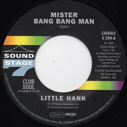 Little Hank Mister Bang Bang Man / Try To Understand Vinyl