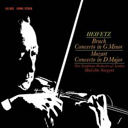 Malcolm Sargent Bruch - Concerto In G Minor / Mozart Concerto Vinyl LP