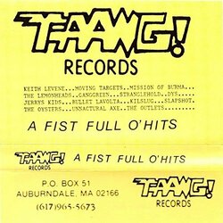 Various Artist Taang! Records: A Fist Full O' Hits Vinyl LP