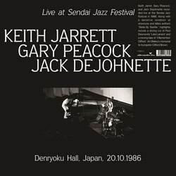 Keith Jarrett / Gary Peacock / Jack DeJohnette Live At Sendai Jazz Festival (Denryoku Hall, Japan, 20.10.1986) Vinyl LP