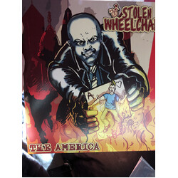 Stolen Wheelchairs America (Half Yellow Half Red With Black Splatter) vinyl LP