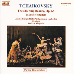 Pyotr Ilyich Tchaikovsky / Slovak State Philharmonic Orchestra, Košice / Andrew Mogrelia The Sleeping Beauty, Op. 66 (Complete Ballet) Vinyl LP