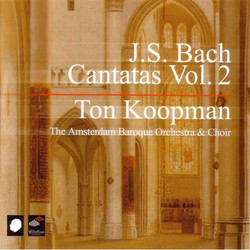 Johann Sebastian Bach / Ton Koopman / The Amsterdam Baroque Orchestra And Choir Cantatas Vol. 2 Vinyl LP