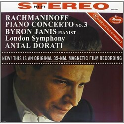 Sergei Vasilyevich Rachmaninoff / Byron Janis / The London Symphony Orchestra / Antal Dorati Piano Concerto No. 3 Vinyl LP