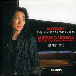 Wolfgang Amadeus Mozart / Mitsuko Uchida / English Chamber Orchestra / Jeffrey Tate The Piano Concertos Vinyl LP