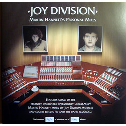 Joy Division Martin Hannett's Personal Mixes Vinyl 2 LP