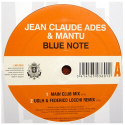 Jean-Claude Ades / Mantu Blue Note Vinyl