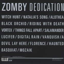 Zomby Dedication Vinyl 2 LP