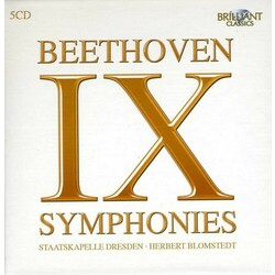 Ludwig van Beethoven / Herbert Blomstedt / Staatskapelle Dresden IX Symphonies Vinyl LP