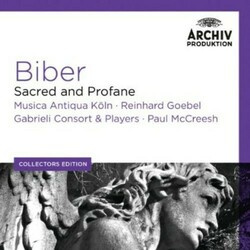 Heinrich Ignaz Franz Biber / Musica Antiqua Köln / Reinhard Goebel / Gabrieli Consort / Paul McCreesh Sacred And Profane Vinyl LP