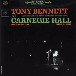 Tony Bennett / Ralph Sharon And His Orchestra At Carnegie Hall Recorded Live June 9, 1962 Vinyl 2 LP