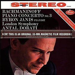 Sergei Vasilyevich Rachmaninoff / Byron Janis / The London Symphony Orchestra / Antal Dorati Piano Concerto No. 3 Vinyl LP