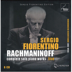 Sergei Vasilyevich Rachmaninoff / Sergio Fiorentino Complete Solo Piano Works (Live) CD Box Set