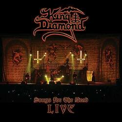 King Diamond Songs For The Dead Live (Transparent Blue W/White Splatter Vinyl) Vinyl LP