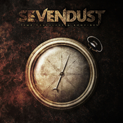 Sevendust Time Travelers & Bonfires (Clear W/ Black Smoke Vinyl) (Rocktober) Vinyl LP