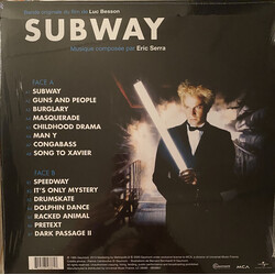 Eric Serra Subway (Translucent Vinyl/180G/Import) Vinyl LP
