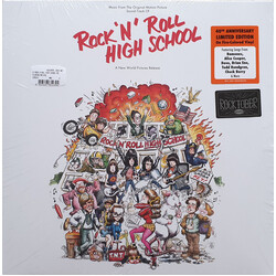 Various Artists Rock N Roll High School Ost (Tri Colored-Red/Orange/Yellow Vinyl) (Rocktober) Vinyl LP