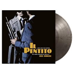 Ennio Morricone Il Pentito Ost (Limited/Silver & Black Marbled Vinyl/180G/Pvc Sleeve/Numbered/Import) Vinyl LP