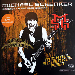 Michael Schenker A Decade Of The Mad Axeman (The Live Recordings) Vinyl 2 LP