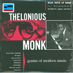 Thelonious Monk Genius Of Modern Music Vinyl LP