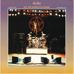 Rush All The World's A Stage Vinyl 2 LP