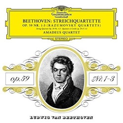 Ludwig van Beethoven / Amadeus-Quartett Beethoven: Streichquartette Op. 59 Nr. 1-3 (Rasumowsky Quartette) Vinyl 2 LP