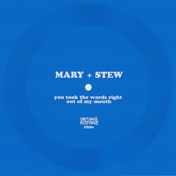 Mary Wyer / Stewart Anderson You Took The Words Right Out Of My Mouth Flexi-disc