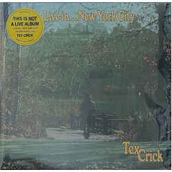 Tex Crick Live in... New York City Vinyl LP