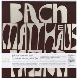 Johann Sebastian Bach Matthäus-Passion, BWV 244 Vinyl 4 LP Box Set