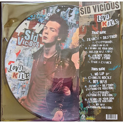 Sid Vicious Love Kills Vinyl LP