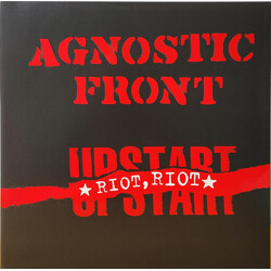 Agnostic Front Riot, Riot, Upstart Vinyl LP