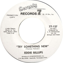 Eddie Billups Shake Off That Dream / Try Something New Vinyl