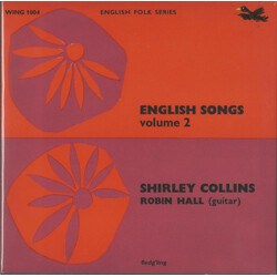 Shirley Collins / Robin Hall English Songs Volume 2 Vinyl