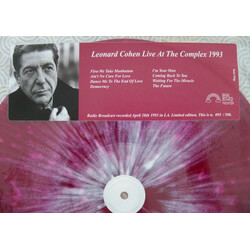 Leonard Cohen Live at The Complex 1993 Vinyl LP