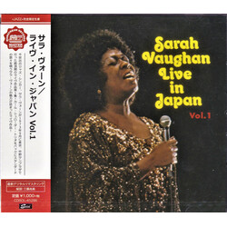 Sarah Vaughan Live In Japan Vol. 1 CD