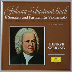 Johann Sebastian Bach / Henryk Szeryng 6 Sonaten Und Partiten Für Violine Solo BWV 1001-1006 Vinyl 3 LP Box Set