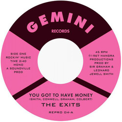 The Exits You Got To Have Money ‎/ Under The Street Lamp Vinyl