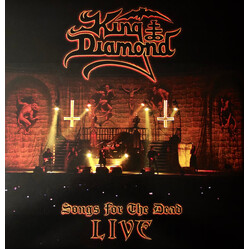 King Diamond Songs For The Dead Live (Transparent Blue/White Splatter Vinyl) Vinyl LP