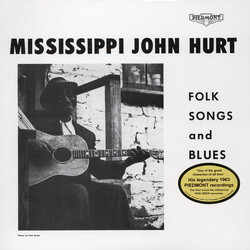 Mississippi John Hurt Folk Songs And Blues Vinyl LP