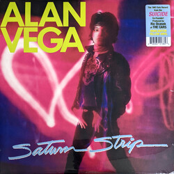 Alan Vega Saturn Strip (Highlighter Yellow Vinyl) Vinyl LP